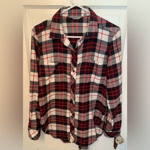 Athleta Plaid Flannel Shirt